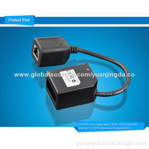 LV3000R 1D 2D OEM Mini USB Barcode Scanner with IP54 Water- and Dust-resistant Function